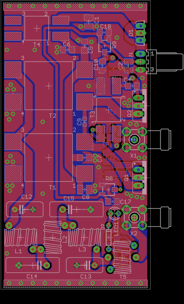 20W amp PCB layout