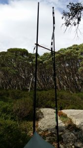 2m Slim JIM and 70cm yagi on two halves of a 7m squid pole